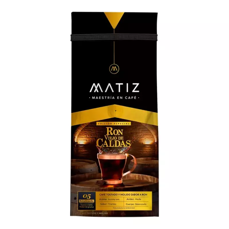 CAFE MATIZ RON CALDAS 240 GR