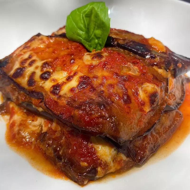 Parmigiana de berenjena