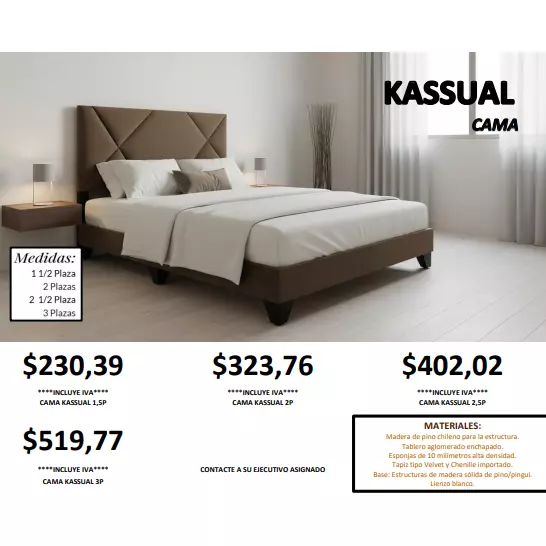 KASSUAL CAMA