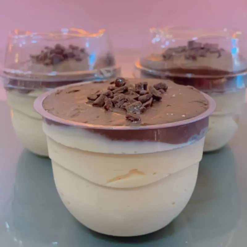mousse cremoso de maracujá