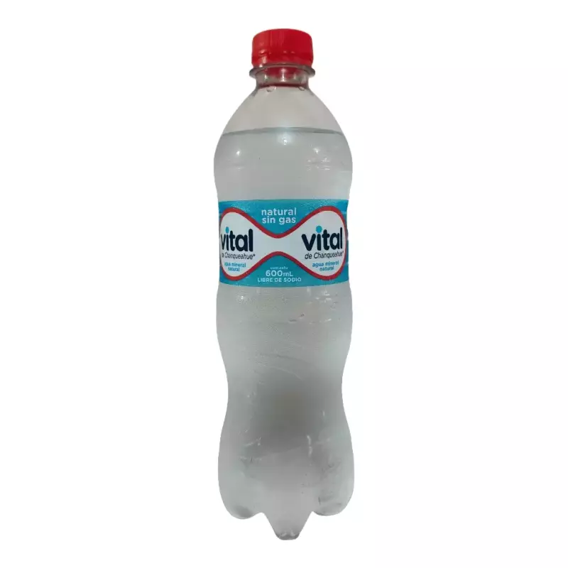 Agua sin gas