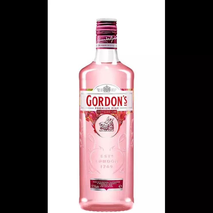 Garrafa de Gin Gordon’s Pink