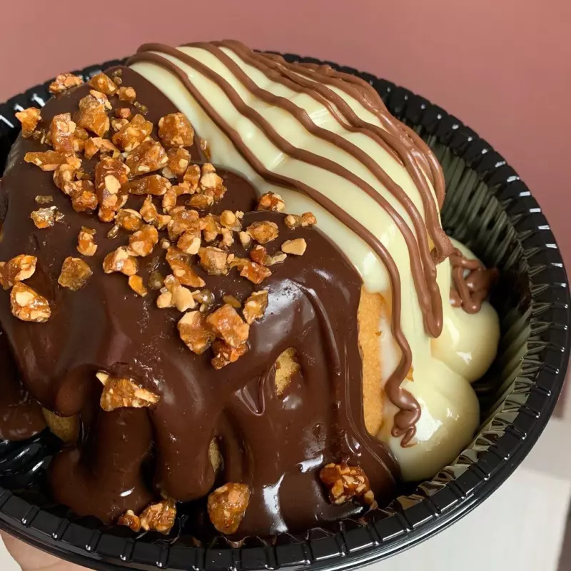 Vulcão - Choc c Croc e Branq c Nutel