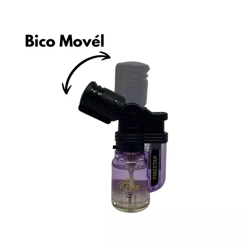 Isqueiro Maçarico Bico Móvel Firesta