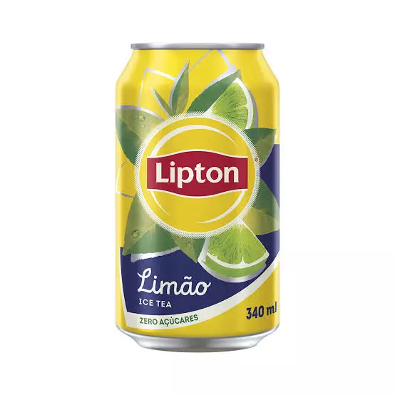 cha lipton lata 350 ml limao