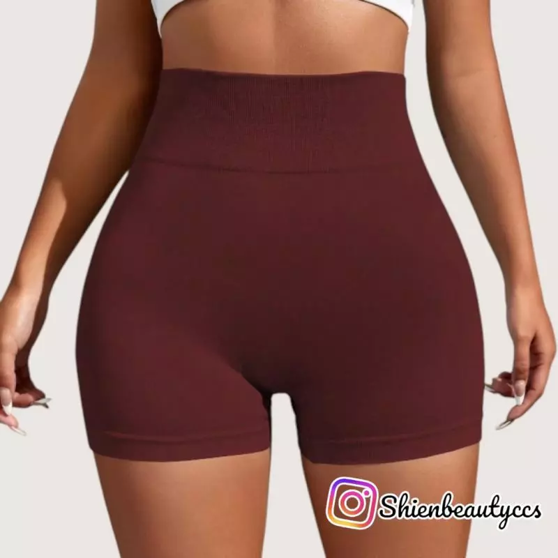 Shorts tipo malla Cintura Alta