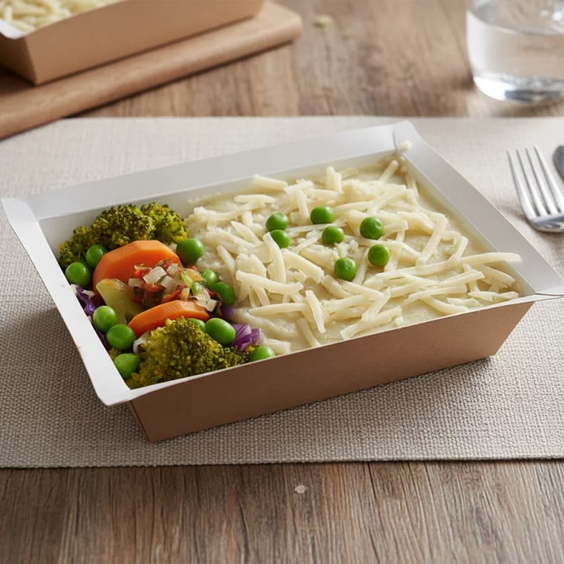 15) Lasanha 3 queijos com brócolis