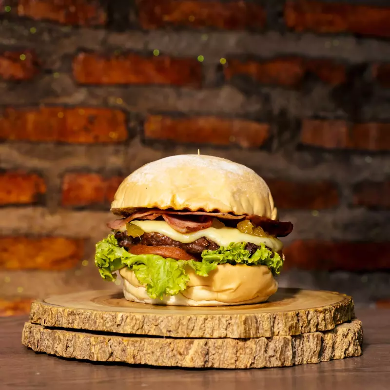 hamburguesa Especial hawaiana carne