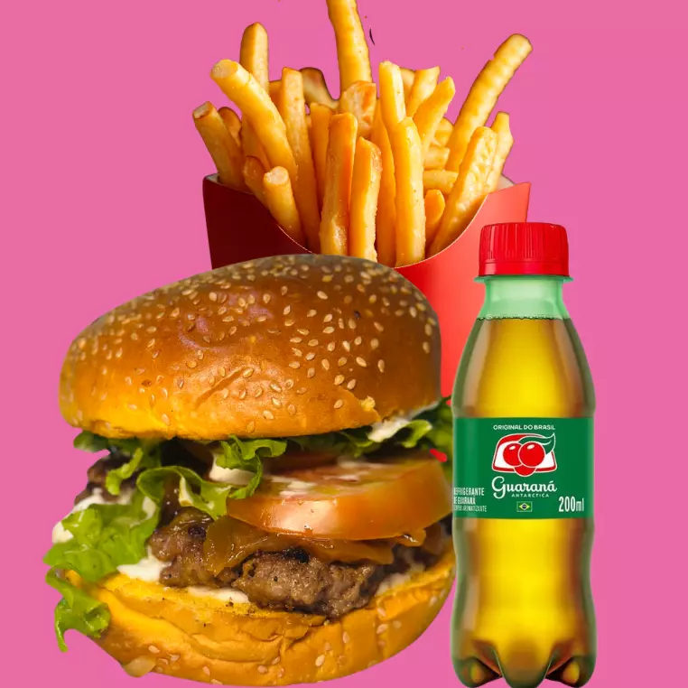 H- SALADA + BATATA FRITA+REFRI 200ml