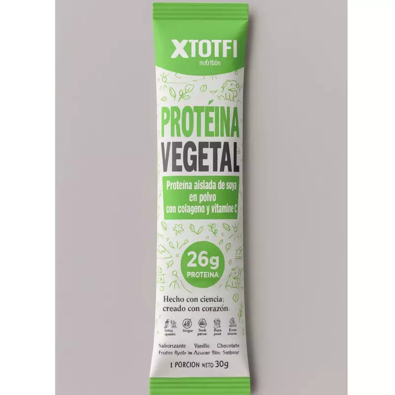 CAJA X 12 SOBRES PROTEINA VEGETAL