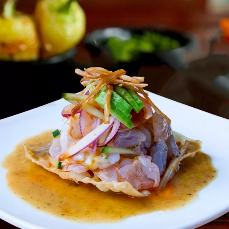TOSTADA AGUACHILE