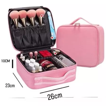 Cosmetiquera con divisiones