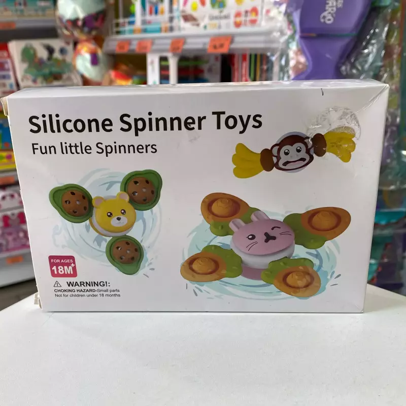 SPINNER DE SILICONA CON SONAJERO