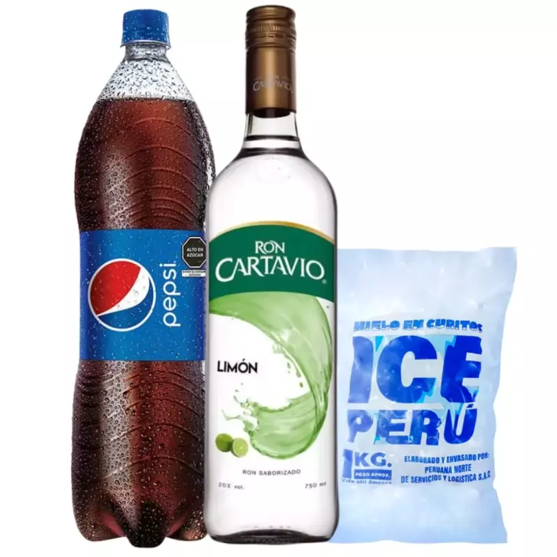 Combo Ron Cartavio Saborizado