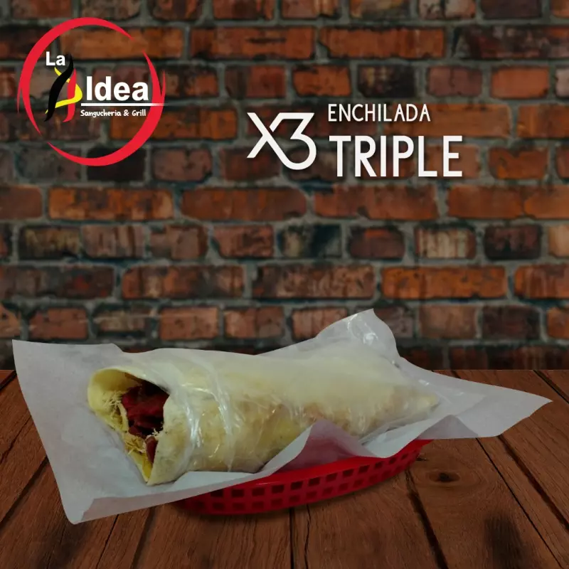 Enchilada triple