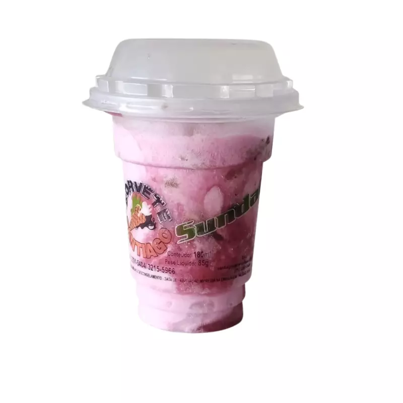 Sundae 180ml# Morango
