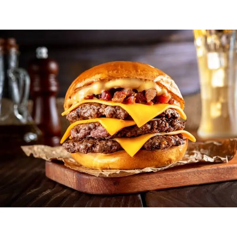 Triple Take | 3 Smash com Cheddar e Bacon