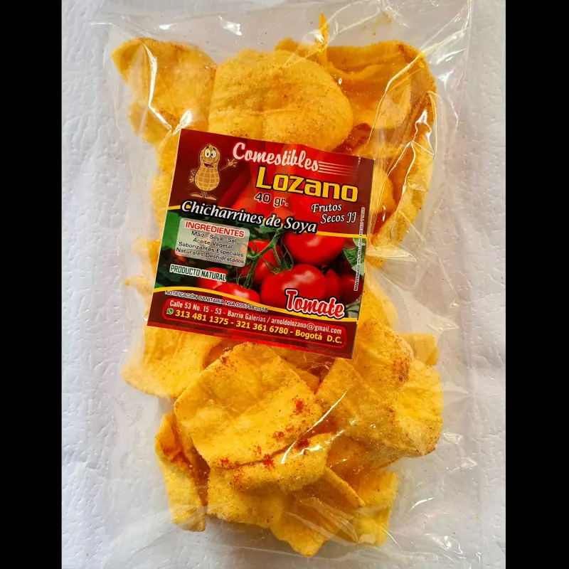 CHICHARRIN DE SOYA SABOR TÓMATE