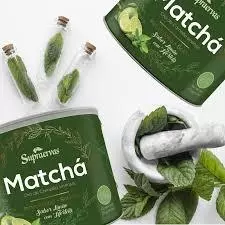 MATCHÁ SOLÚVEL - SABOR LIMÃO COM HORTELÃ