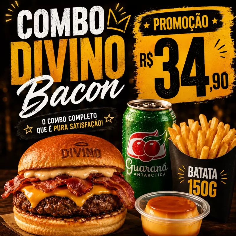 Combo divino bacon
