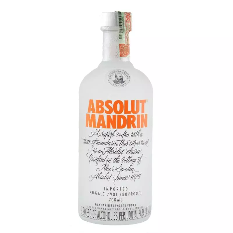 Vodka Absolut Mandarina botella x 750ml