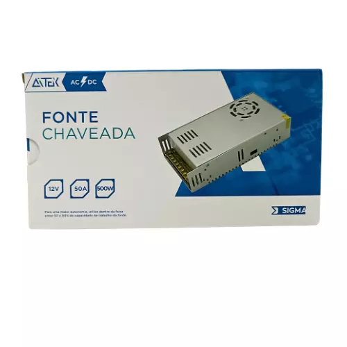 FONTE COMEIA ATEK 12V 50A SIGMA