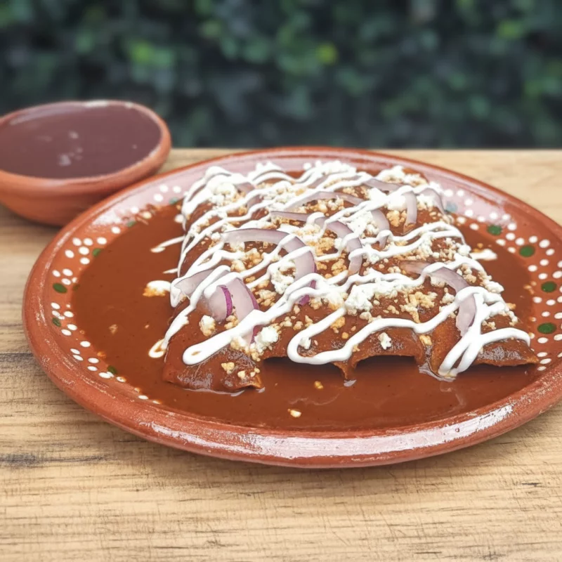 Enchiladas de Mole.