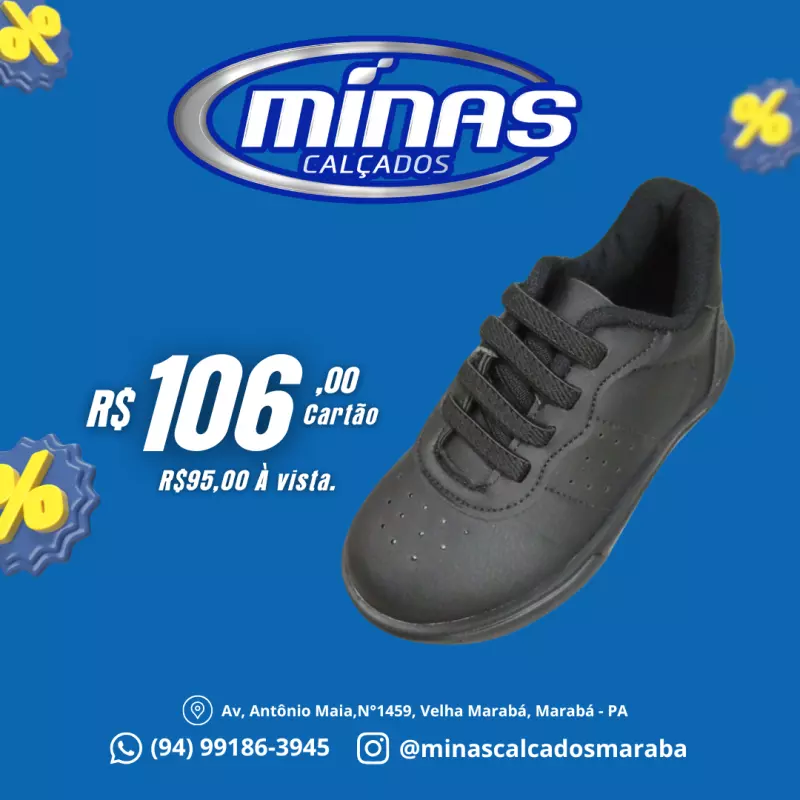 Tênis Preto RF:7783