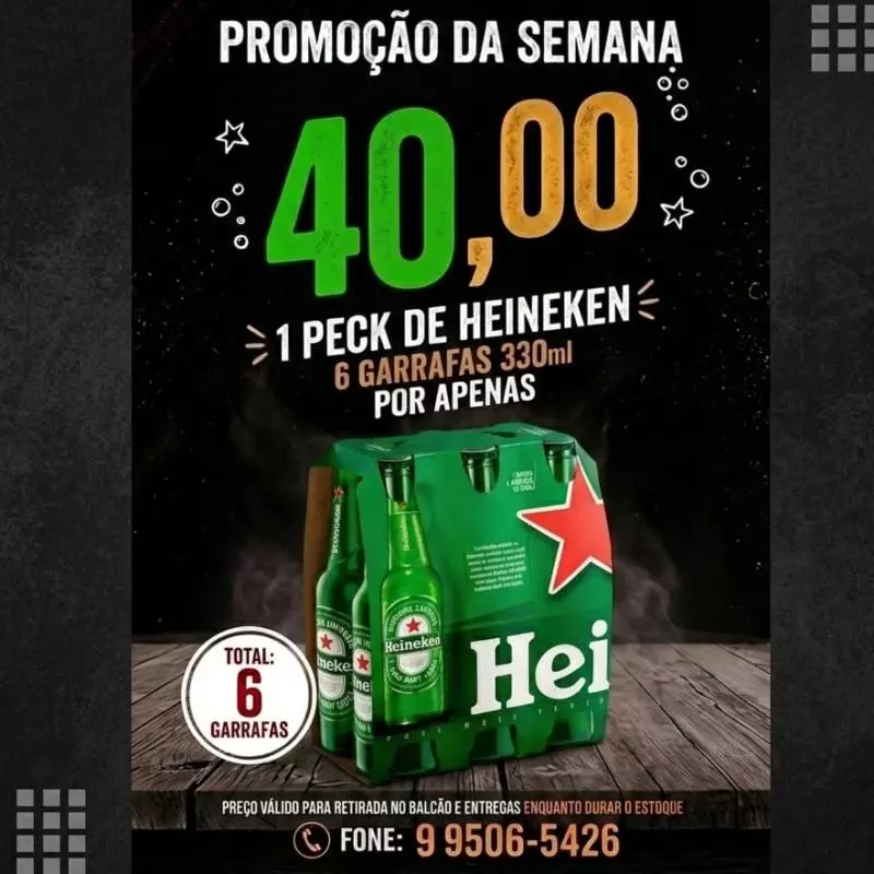 Pack  Heineken 330ml