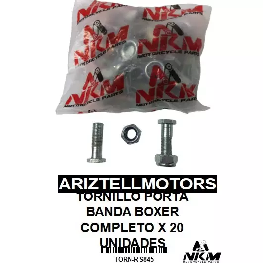 TORNILLO PORTA BANDA BOXER X20 UNID