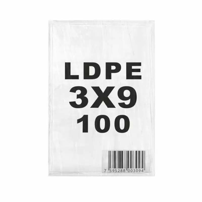 Bolsa 3X9 Transparente