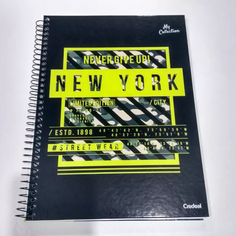 Caderno 1 Mat - My Collection Masc.