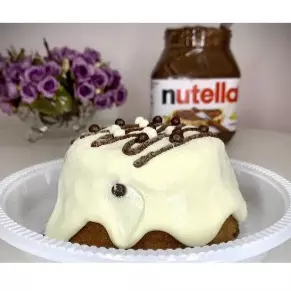Baby vulcão ninho com nutella
