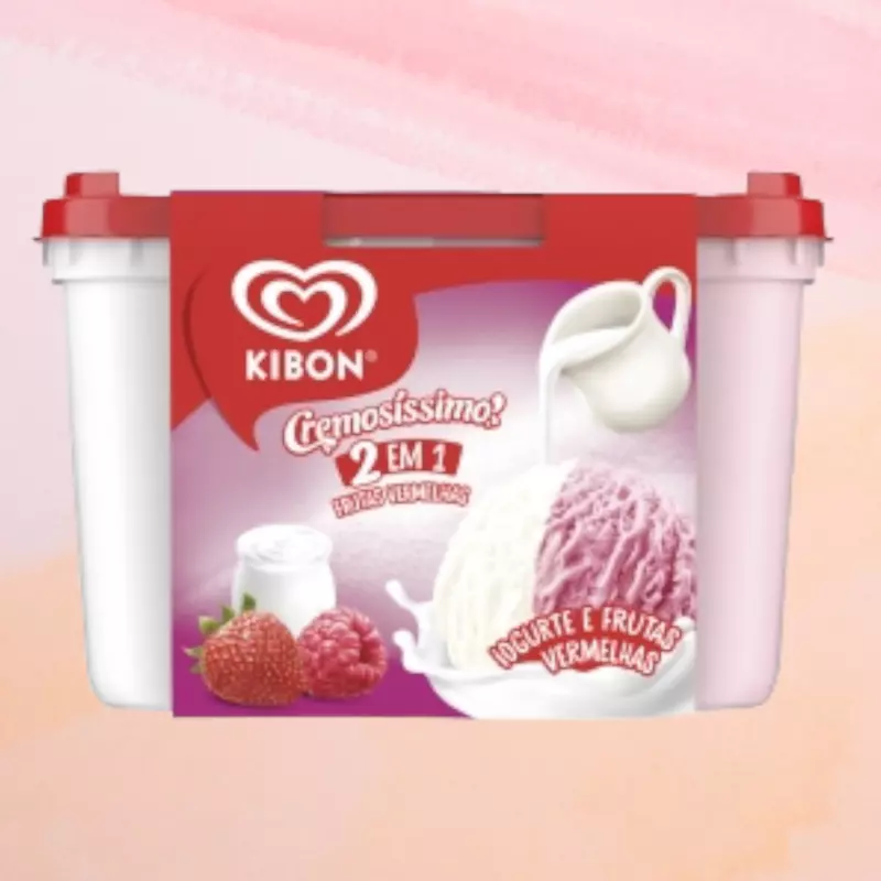 Cremosíssimo 2 em 1 Frutas Vermelhas