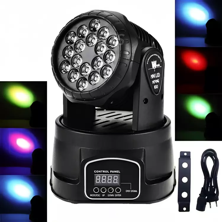 MINI MOVING DURAWELL 18 LEDS