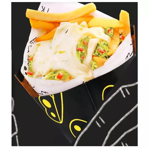 Guacamole fries