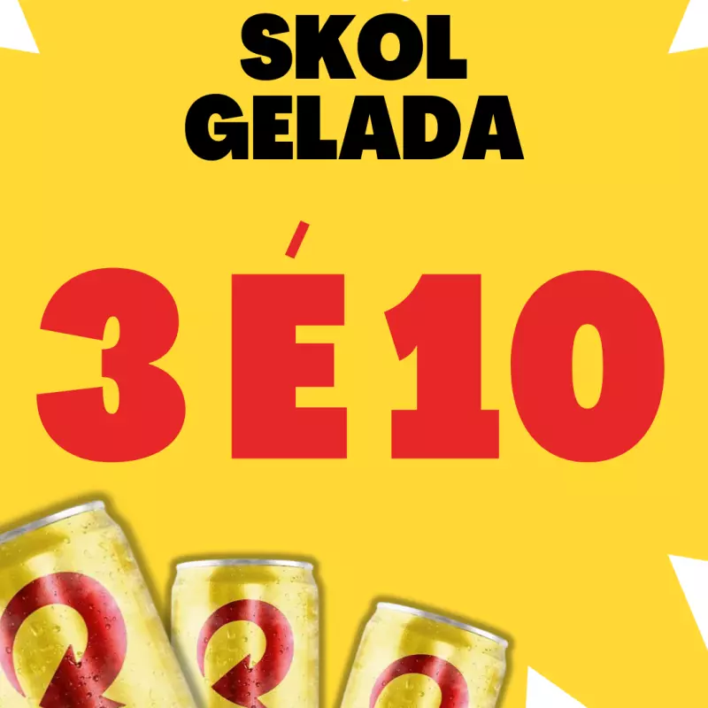 Skol 3 por 10$