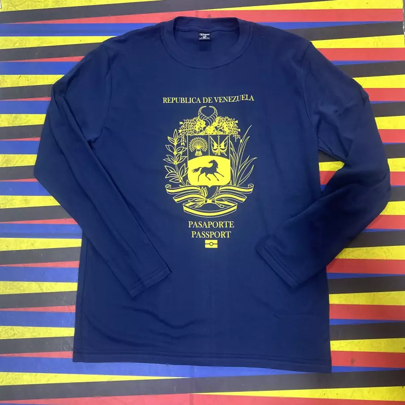 Franela pasaporte manga larga UNISEX