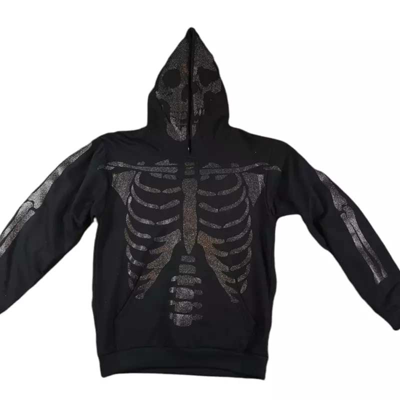 SKELETON NEGRO/NEGRO TALLA S