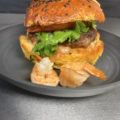 Hamburguesa Mar y Tierra