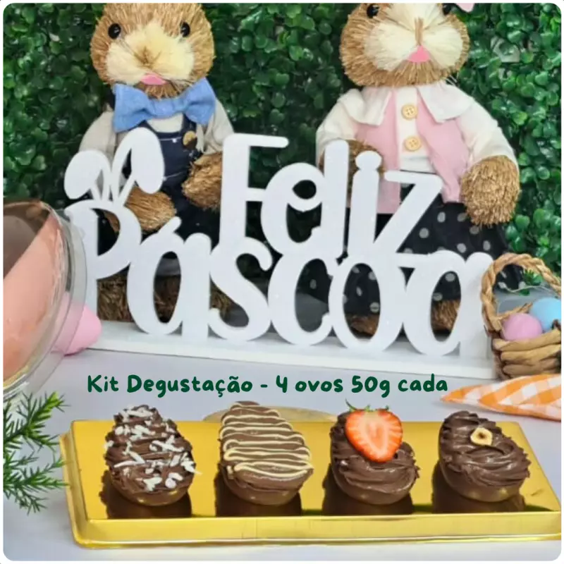 Kit Degustação 4 ovos - 50g cada