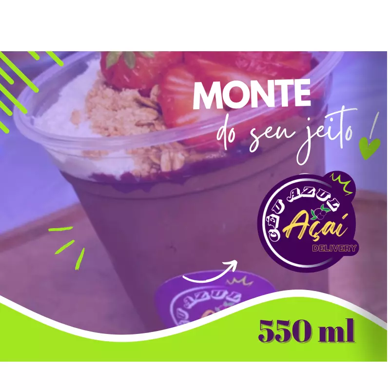 Açaí - Copo 550ml