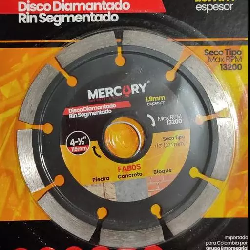 🧰 Disco diamantado 4 1/2"🧰