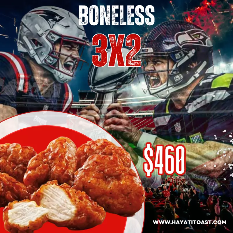 Boneless 3x2