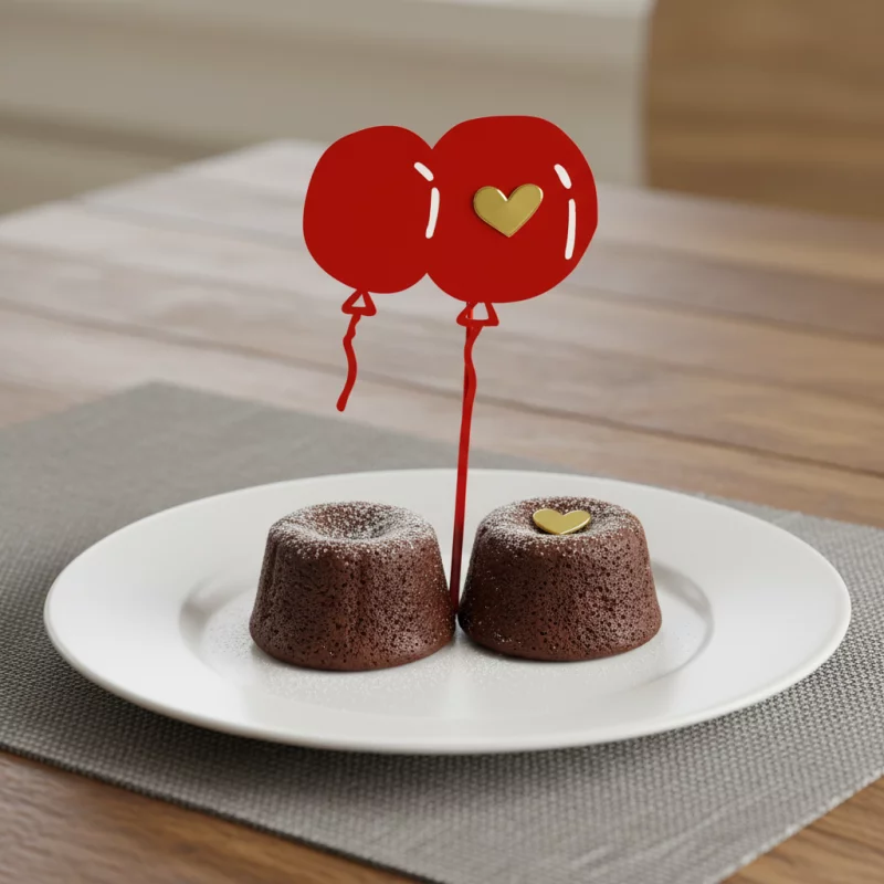 E001G  TOPPER GLOBO - 11.5X7CM