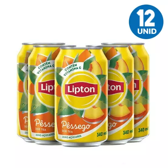 Chá Lipton Ice Tea Pêssego C/12