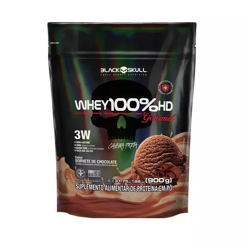 Whey 100% Black Skull Chocolate 900g