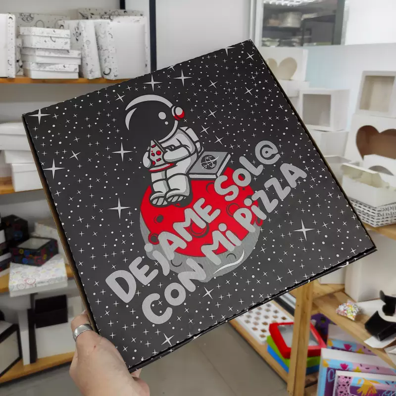 Caja Pizza Astronauta (25x25)