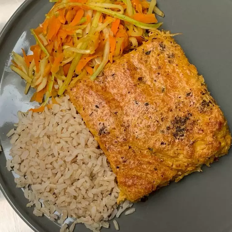 TORTA FIT DE FRANGO