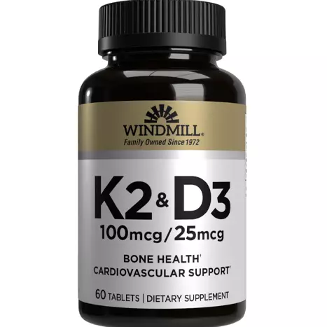 VITAMINA K2 + D3 WINDMILL 60 CAPS